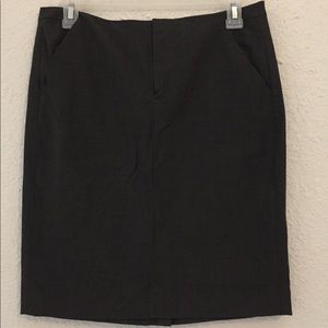 charcoal skirt